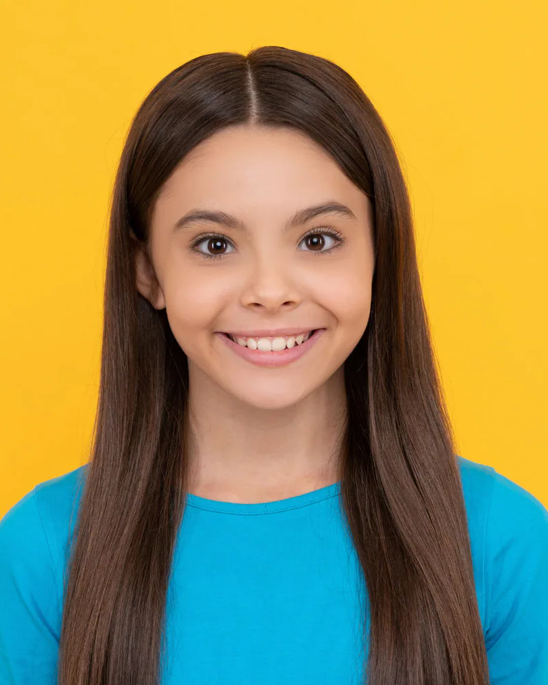 Young girl smiling | Child orthodontics