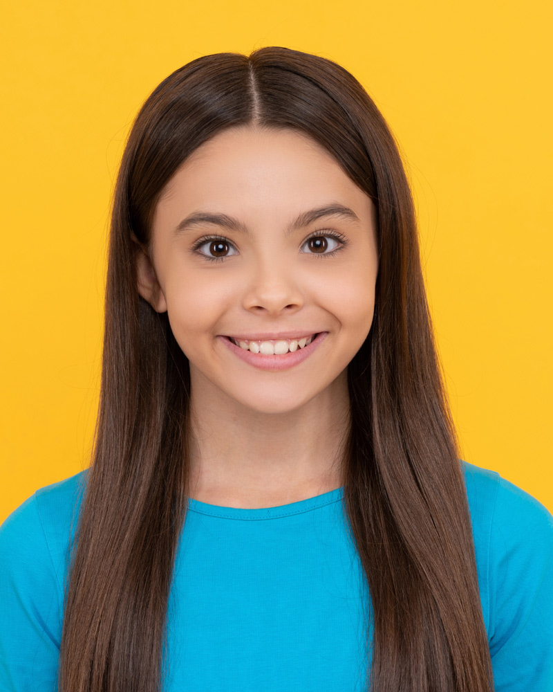 Young girl smiling | Child orthodontics